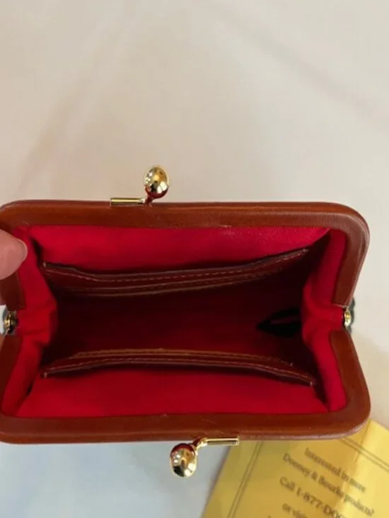 DOONEY & BOURKE | Gretta Framed Navy Blue Coin Purse-Like NEW - Picture 4 of 7